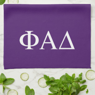 Phi Alpha Delta griechische Buchstaben Geschirrtuch