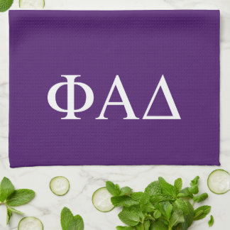 Phi Alpha Delta griechische Buchstaben Geschirrtuch