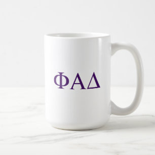 Phi Alpha Delta griechische Buchstaben Kaffeetasse