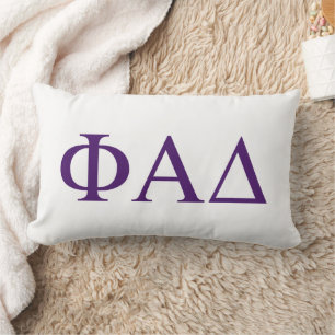 Phi Alpha Delta griechische Buchstaben Lendenkissen
