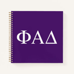 Phi Alpha Delta griechische Buchstaben Notizbuch
