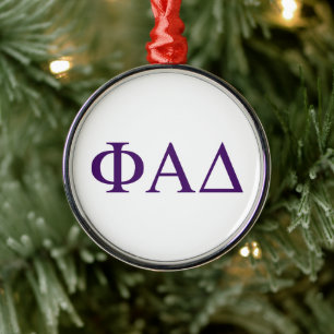 Phi Alpha Delta griechische Buchstaben Ornament Aus Metall