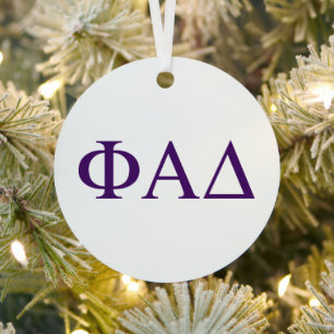 Phi Alpha Delta griechische Buchstaben Ornament Aus Metall
