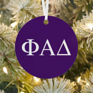 Phi Alpha Delta griechische Buchstaben Ornament Aus Metall