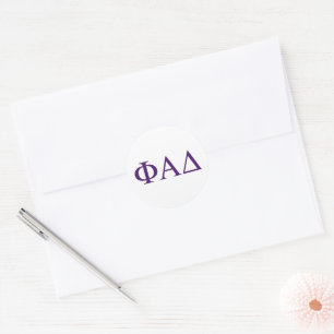 Phi Alpha Delta griechische Buchstaben Runder Aufkleber