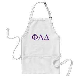 Phi Alpha Delta griechische Buchstaben Schürze