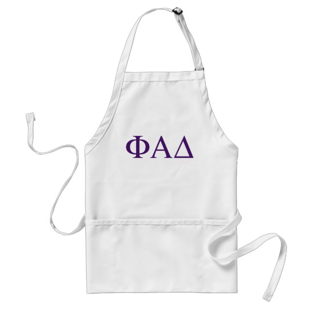 Phi Alpha Delta griechische Buchstaben Schürze (Vorne)