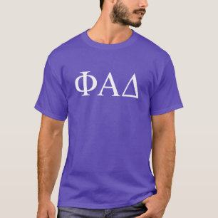 Phi Alpha Delta griechische Buchstaben T-Shirt