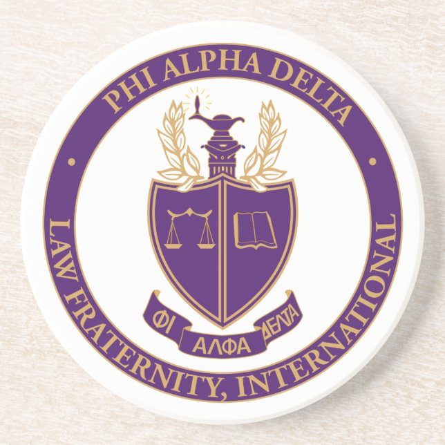 Phi Alpha Delta-Logo Getränkeuntersetzer (Vorne)