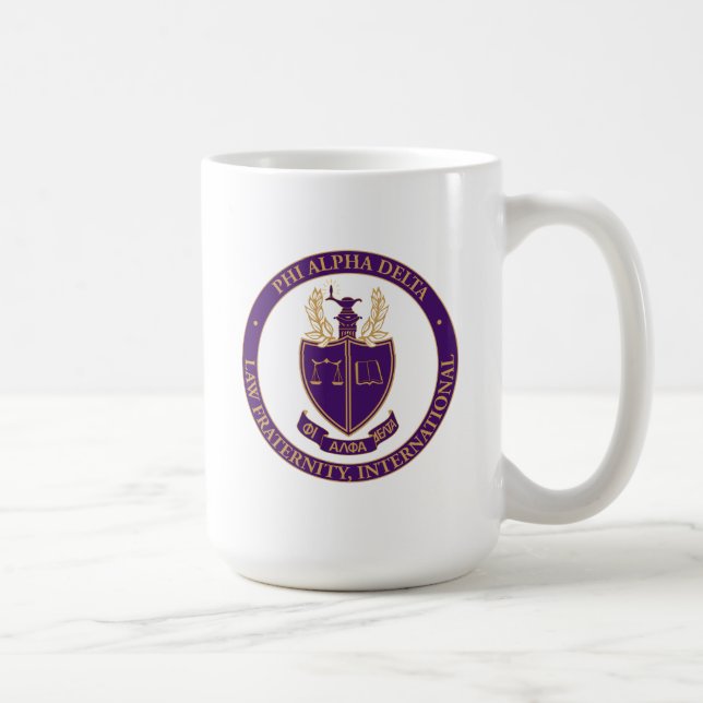 Phi Alpha Delta-Logo Kaffeetasse (Rechts)