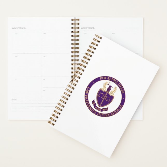 Phi Alpha Delta-Logo Planer (Anzeige)