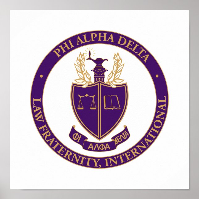 Phi Alpha Delta-Logo Poster (Vorne)