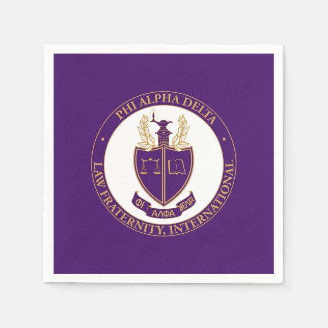 Phi Alpha Delta-Logo Serviette (Vorderseite)