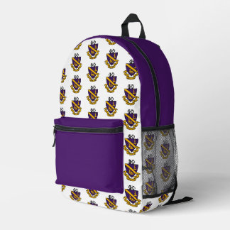 Phi Chi Theta | Farb-Wappen Bedruckter Rucksack