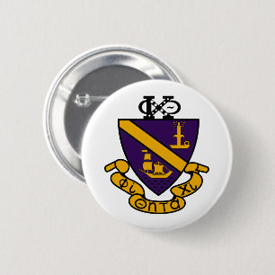 Phi Chi Theta Farb-Wappen Button