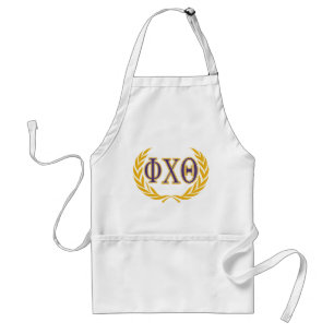 Phi Chi Theta Griechisch mit Kranz Schürze