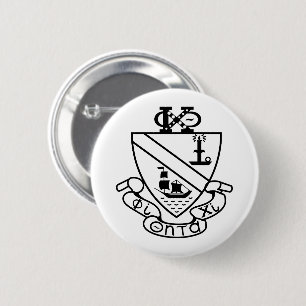Phi Chi Theta Wappen S/W Button
