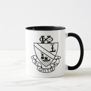 Phi Chi Theta Wappen   S/W Tasse