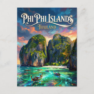 Phi Phi Inseln Thailand Postkarte