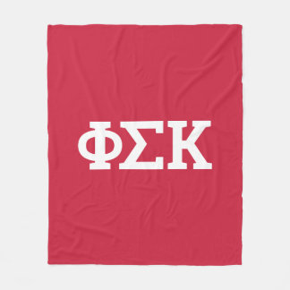 Phi Sigma Kappa Buchstaben Fleecedecke