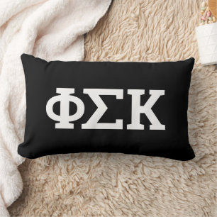 Phi Sigma Kappa Buchstaben Lendenkissen