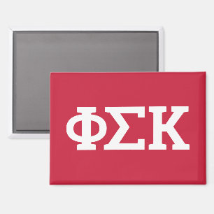Phi Sigma Kappa Buchstaben Magnet