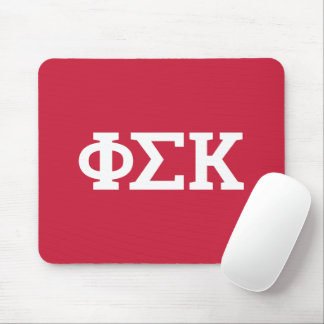 Phi Sigma Kappa Buchstaben Mousepad