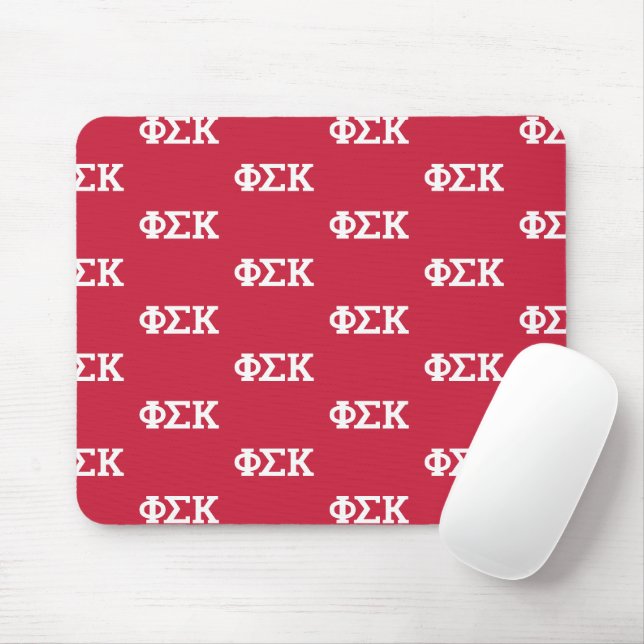 Phi Sigma Kappa Buchstaben Mousepad (Mit Mouse)