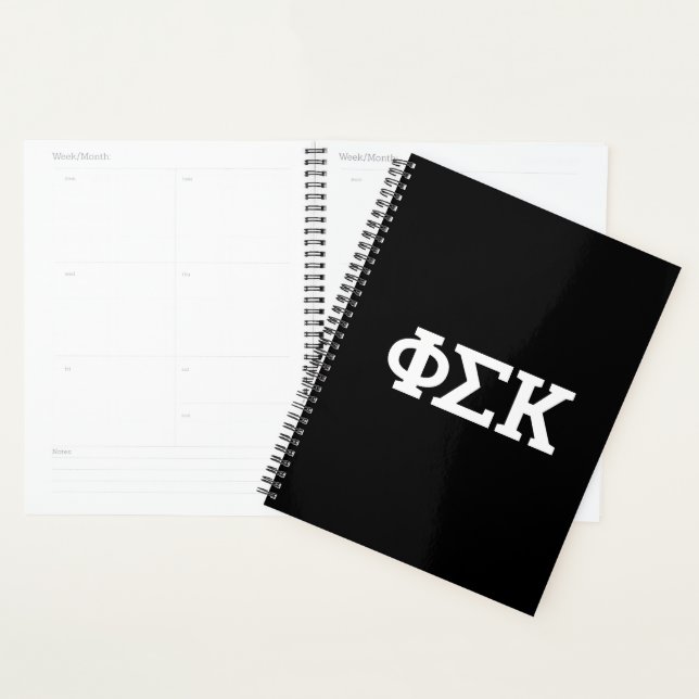Phi Sigma Kappa Buchstaben Planer (Anzeige)