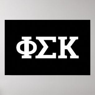 Phi Sigma Kappa Buchstaben Poster