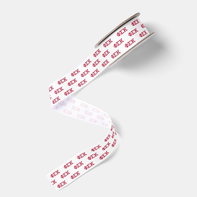 Phi Sigma Kappa Buchstaben Ripsband (Rückseite)
