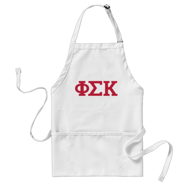 Phi Sigma Kappa Buchstaben Schürze (Vorne)