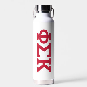 Phi Sigma Kappa Buchstaben Trinkflasche