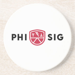 Phi Sigma Kappa-Logo Getränkeuntersetzer