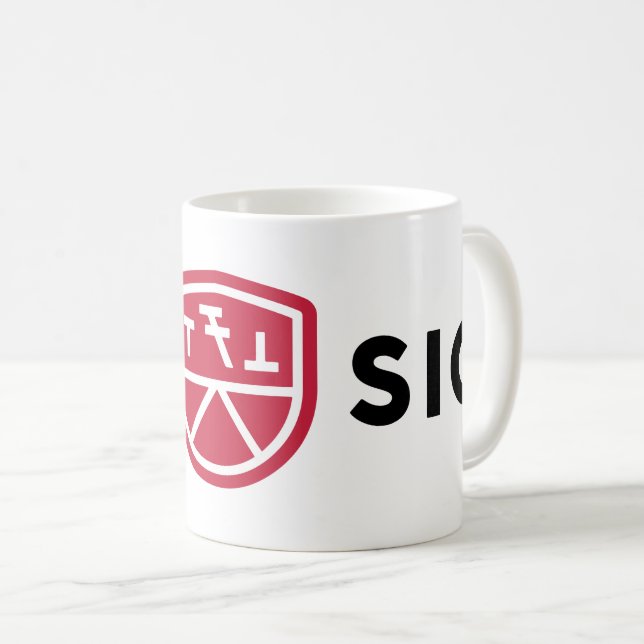 Phi Sigma Kappa-Logo Kaffeetasse (VorderseiteRechts)