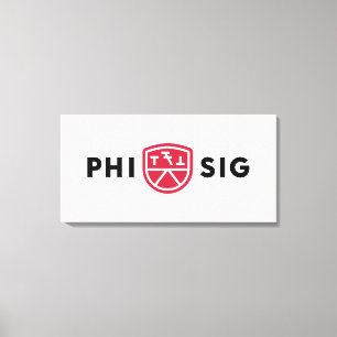 Phi Sigma Kappa-Logo Leinwanddruck