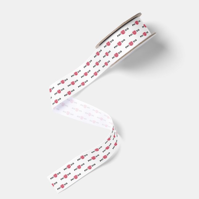 Phi Sigma Kappa-Logo Ripsband (Rückseite)