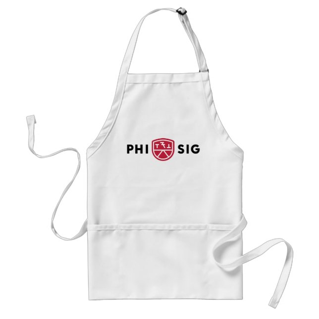 Phi Sigma Kappa-Logo Schürze (Vorne)