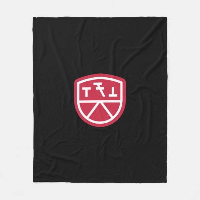 Phi Sigma Kappa Schild Fleecedecke (Vorderseite)