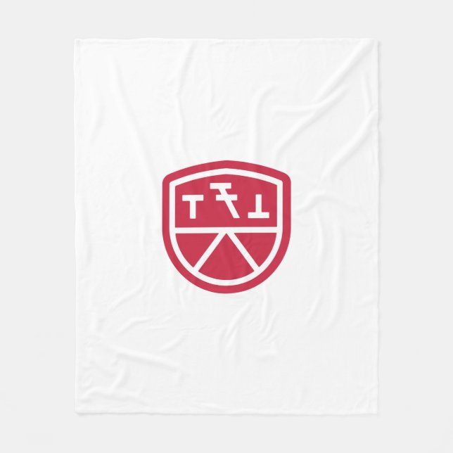 Phi Sigma Kappa Schild Fleecedecke (Vorderseite)