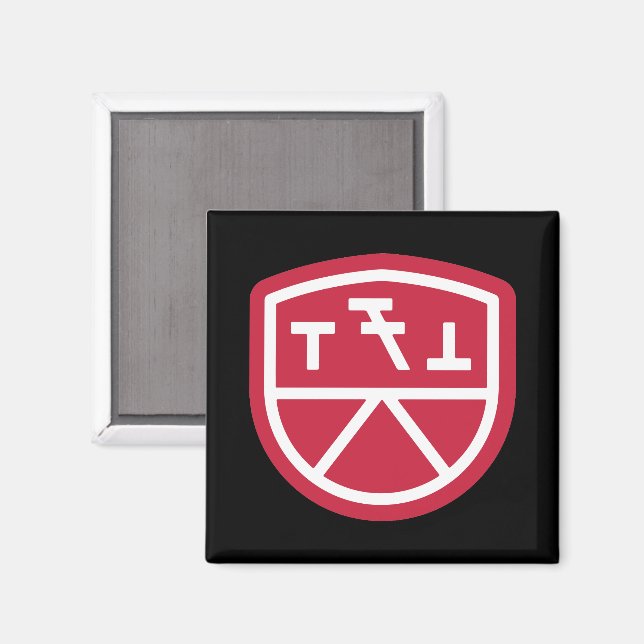 Phi Sigma Kappa Schild Magnet (Vorderseite/Rückseite)