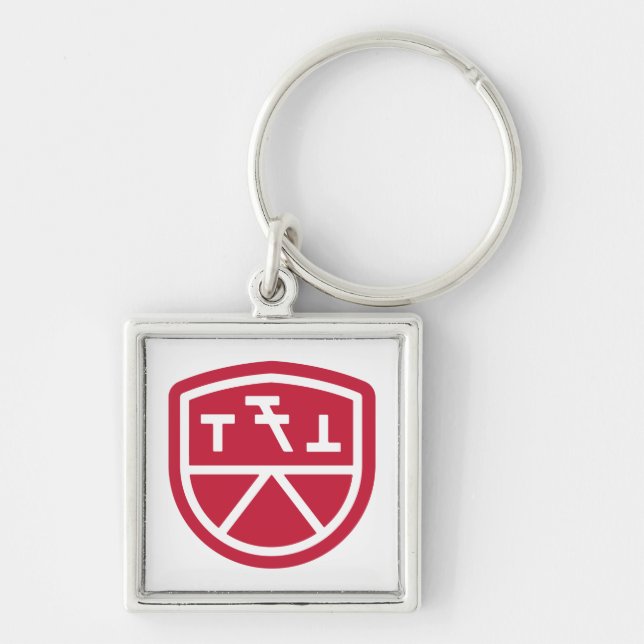 Phi Sigma Kappa Schild Schlüsselanhänger (Vorne)