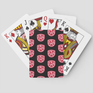 Phi Sigma Kappa Schild Spielkarten