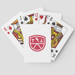Phi Sigma Kappa Schild Spielkarten