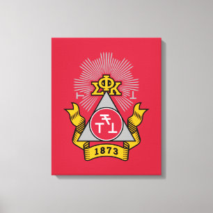 Phi Sigma Kappa-Wappen Leinwanddruck