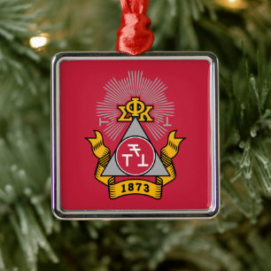 Phi Sigma Kappa Wappen Ornament Aus Metall