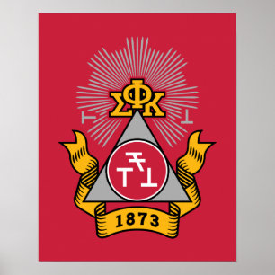 Phi Sigma Kappa Wappen Poster