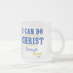 Phil-4:13 Tasse Sigma-GammaRho christliches