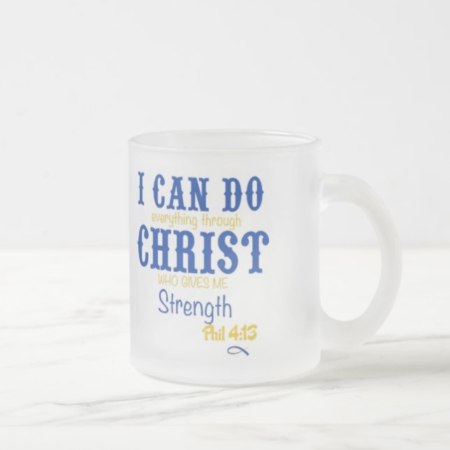 Phil-4:13 Tasse Sigma-GammaRho christliches (Rechts)