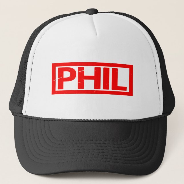 Phil Briefmarke Truckerkappe (Vorderseite)
